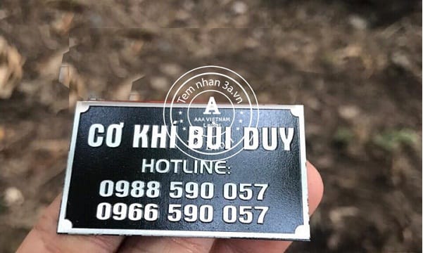 Làm tem nhôm in, ăn mòn, kim loại ăn mòn giá rẻ nhất